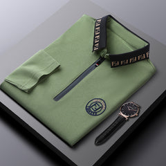 2022 Embroidered Business Lapel POLO Shirt