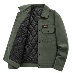 Men's Fashion Casual Loose Corduroy Jacket