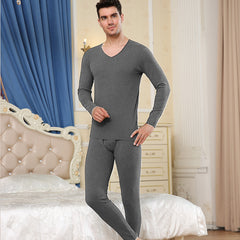 Men's Velvet Seamless Thermal Underwear Set of 2