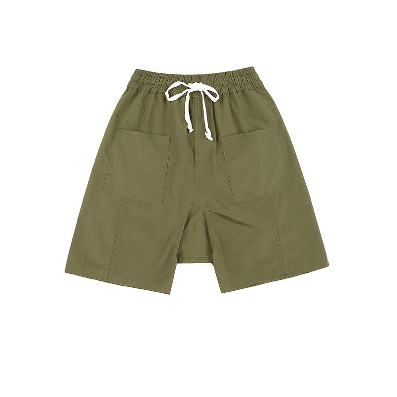 Men's Loose Simple Solid Color Sports Casual Shorts