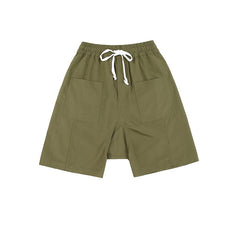 Men's Loose Simple Solid Color Sports Casual Shorts