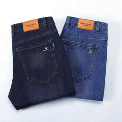 Men's Wear-resistant Loose Oversized High-waisted Straight-leg Jeans