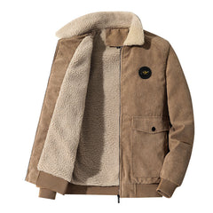 Winter Men's Lapel Sherpa Jacket