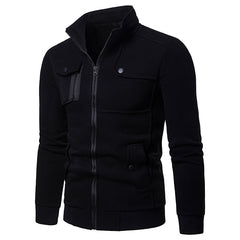 Men's Stand Collar Multi Pocket Jacket