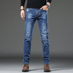 Trendy stretch casual business jeans