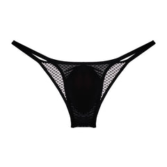 Men's Pouch Bag Mesh See-Through Ice Silk Underpants