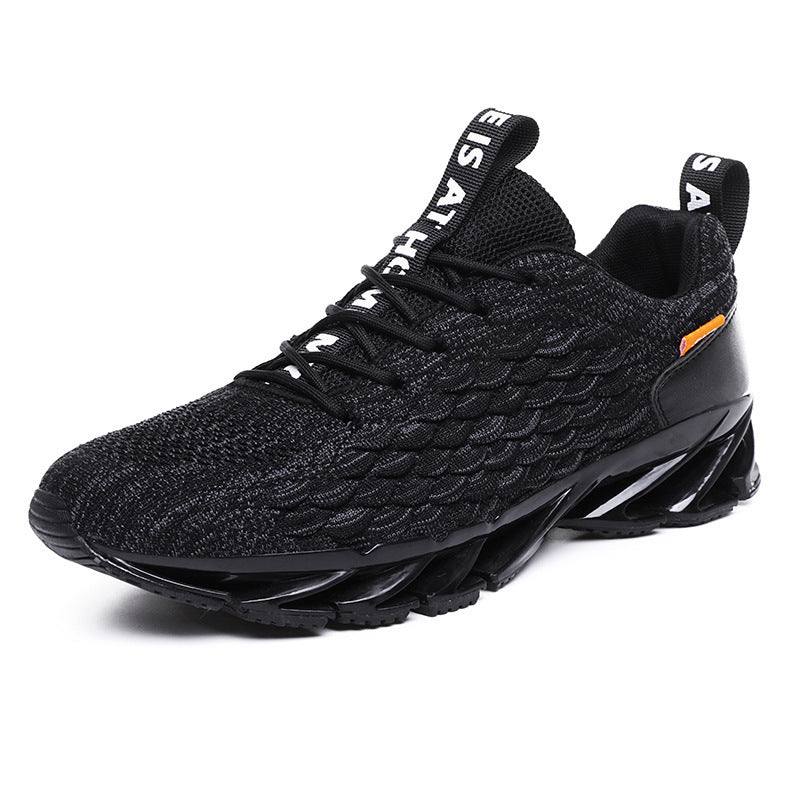 Fish Scale Fly Woven Mesh Plus Size Men's Shoes