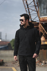 Men's Outdoor Cold Protection Hooded Jacket