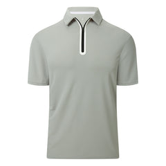 Men's Zipper Sports Polo