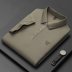 2023 New Men's High Quality Lapel Polo Shirt