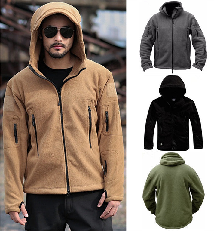 Men's Outdoor Cold Protection Hooded Jacket