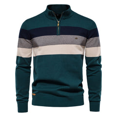 2022 New Open Chest Stand Collar Knitted Sweater