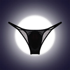 Men's Pouch Bag Mesh See-Through Ice Silk Underpants