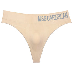 Men's Sexy Sports Fitness Letter Wide Waist Seamless Thong