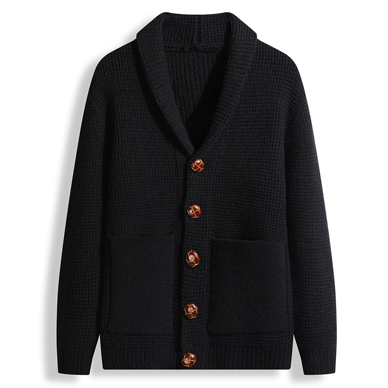Men's Knitted Cardigan Sweater