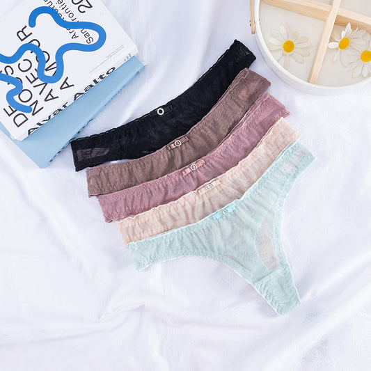 Lace Sexy Light See-through Thong