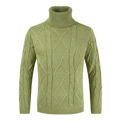 Men's Loose Plus Size Turtleneck Knitted Sweater