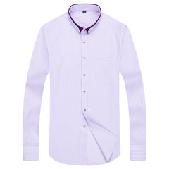 New Business Casual Plaid Shirt