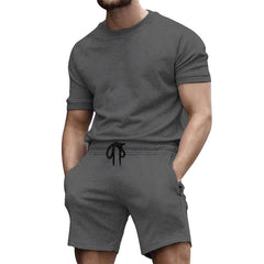 Men's Short Sleeve Sports Leisure Fitness Suit