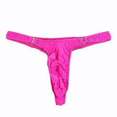 Men's Ice Silk Low Rise Detachable Thong