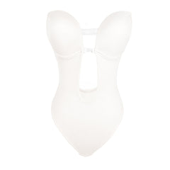 Invisible Straps Body Sculpting Wedding Evening Dress One Piece