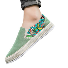 Breathable casual slip-on canvas board