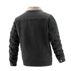 Men's Fleece Denim Jacket