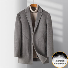 Men's Winter Double Sided Woolen Coat