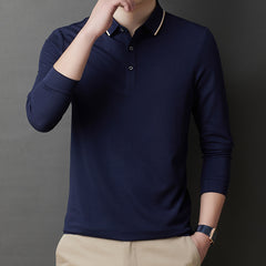 Men's Cotton Lapel Polo Shirt