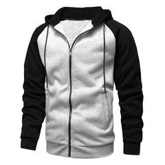 Men's Loose Zipper Hoodie