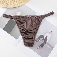 Low Waist Sexy Thin Strap Sheer Lightweight Soft Thong