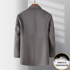 Men's Winter Double Sided Woolen Coat