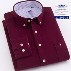 Business casual check shirt
