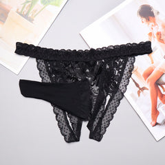 Men's Lace Sheer Thong