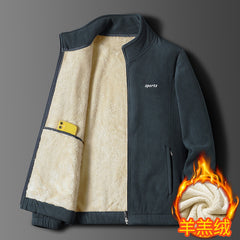 Men's Winter Lamb Fleece Jacket