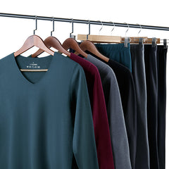 Men's Velvet Seamless Thermal Underwear Set of 2