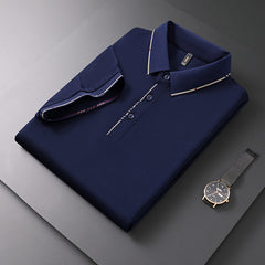 Men's Classic Lapel Solid Color POLO Shirt