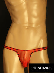 Men's Low-waist Breathable Mesh High-elasticity Sexy Color-block Underwear