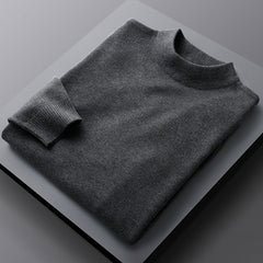 Winter Solid Color Half Turtleneck Sweater