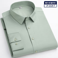 Men's Non-Iron High Stretch Silk Shirt
