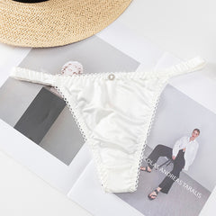 Low Waist Sexy Thin Strap Sheer Lightweight Soft Thong