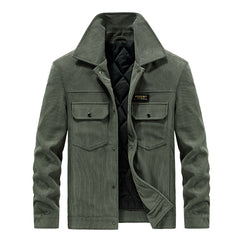 Men's Fashion Casual Loose Corduroy Jacket