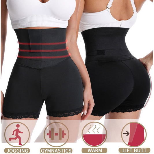 Abdominal Hip Lift Adjustable Girdle Shaper Pants