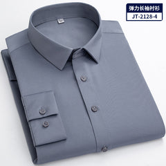 Men's Non-Iron High Stretch Silk Shirt