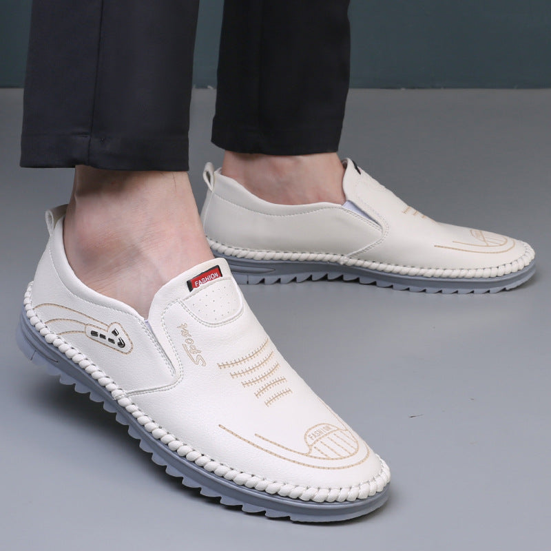 2023 New Hollow Out Breathable Casual Leather Shoes