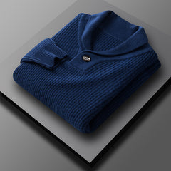 Men's Solid Color Casual Cashmere Sweater