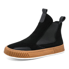 Men's High Top Plus Fleece Warm Martin Boots