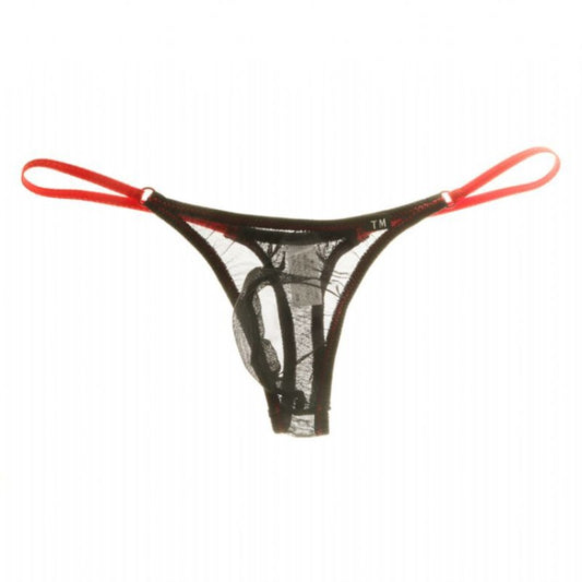 Color Block Men's Mesh Thong
