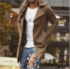 Men's Slim Fit Plus Size Windbreaker Casual Jacket