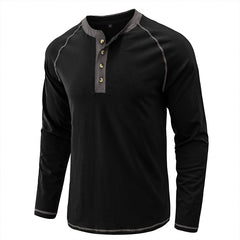 Men's Long Sleeve Round Neck T-shirt